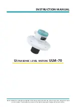 Dinel ULM-70 Series Instruction Manual preview