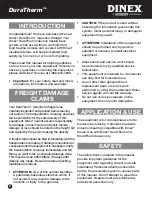 Preview for 2 page of Dinex DuraTherm 2011208 Operating & Maintenance Manual