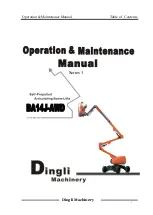 Preview for 1 page of DINGLI BA14J-AWD Operation And Maintenance Manual