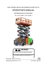 DINGLI JCPT1523DC Operators Manual With Maintenance Information preview