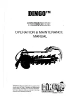 Preview for 32 page of DINGO K9-3 Operation & Maintenance Manual