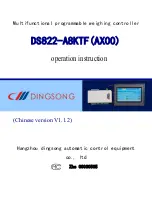 DINGSONG DS822-A8KTF Operation Instruction Manual preview