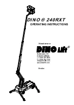 Dinolift 240RXT Operating Instructions Manual preview