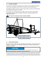 Предварительный просмотр 47 страницы Dinolift DINO  210XTB II Operating Instructions Manual