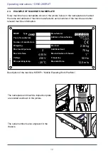 Preview for 12 page of Dinolift DINO 280RXT Operating Instructions Manual