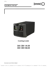 DINSE DIX CM 141.M Operation Manual preview
