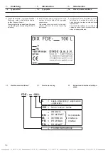 Предварительный просмотр 14 страницы DINSE DIX FDE 100 L Operation Manual