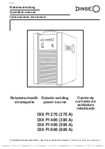 DINSEO DIX PI 270 Operation Manual preview