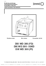 DINSEO DIX WD 300 Operation Manual preview