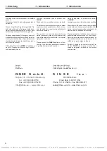 Preview for 6 page of DINSEO DIX WD 300 Operation Manual