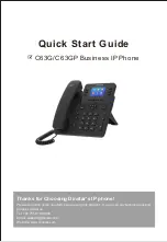 Предварительный просмотр 1 страницы Dinstar C63G Quick Start Manual