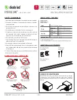 Preview for 1 page of DIODE LED HYDROLUME DI-24V-HL Series Installation Manual