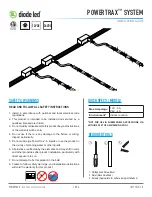 DIODE LED PowerTRAX Installation Manual preview