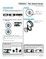 Предварительный просмотр 2 страницы DIODE LED TOUCHDIAL Mini Installation Manual