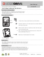 Предварительный просмотр 2 страницы DiodeDrive LVT-W-12VAC Series User Manual