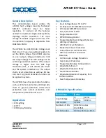 Preview for 1 page of Diodes AP3041EV1 User Manual