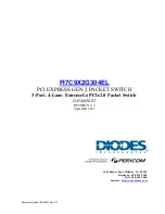 Preview for 1 page of Diodes PI7C9X2G304EL Manual