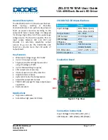 Предварительный просмотр 1 страницы Diodes ZXLD1370 EV4 User Manual