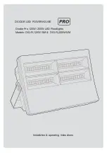 Preview for 1 page of diodor DIO-FL200W-WM Installation & Operating Instructions Manual