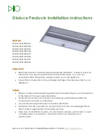 Preview for 1 page of Dioluce DL-R24-4530-4K0-001 Installation Instructions Manual