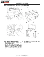 Предварительный просмотр 21 страницы Dion-Ag F41 Operator'S Manual