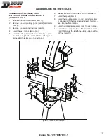 Предварительный просмотр 29 страницы Dion-Ag F41 Operator'S Manual