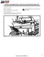 Предварительный просмотр 83 страницы Dion-Ag F41 Operator'S Manual