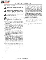 Preview for 132 page of Dion-Ag F41 Operator'S Manual