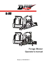 Preview for 1 page of Dion-Ag S-55 Operator'S Manual