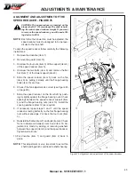 Preview for 45 page of Dion-Ag S-55 Operator'S Manual