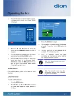 Preview for 21 page of Dion PSTB1AW09+ User Manual