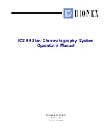 Dionex ICS-900 Operator'S Manual preview