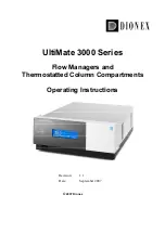 Dionex UltiMate FLM-3100 Operating Instructions Manual предпросмотр