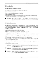 Preview for 6 page of Dionex UVD 170S Operating Instructions Manual