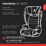 Diono monterey XT LATCH Instruction Manual preview