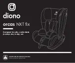 Diono Orcas NXT fix Instruction Manual preview