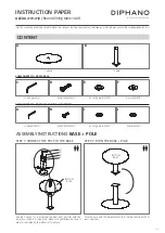 Diphano ALEXA 410 Instruction Paper предпросмотр