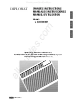 Предварительный просмотр 1 страницы Diplomat DAC5088M Owner'S Instructions Manual