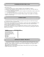 Preview for 6 page of Diplomat DMW1108BL/W Owner'S Use And Care Manual