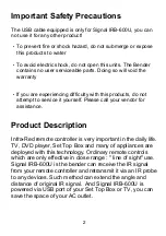 Preview for 3 page of Dipol Signal IRB-600U Owner'S Manual