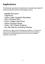 Preview for 4 page of Dipol Signal IRB-600U Owner'S Manual