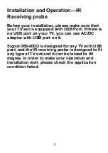 Preview for 5 page of Dipol Signal IRB-600U Owner'S Manual