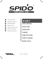 Preview for 1 page of DIPRA SPIDO JE-600-P Original Operating Instructions