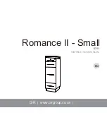 DIR Romance II Small Instruction Manual preview