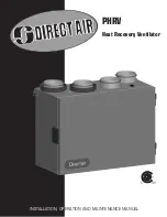 Direct Air PHRV Installation, Operation And Maintenance Manual preview