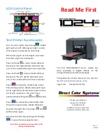 Preview for 1 page of Direct Color Systems DJ1024UVMVP Read Me First