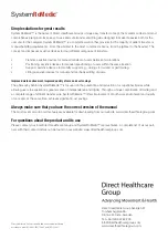 Preview for 28 page of Direct Healthcare Group 1609 User Manual