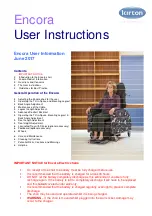 Direct Healthcare Group Kirton Encora User Instructions preview