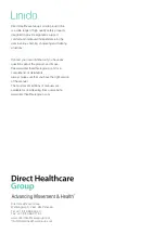 Предварительный просмотр 8 страницы Direct Healthcare Group Linido LI2603.3 Series Manual