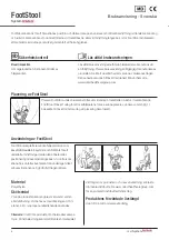 Preview for 4 page of Direct Healthcare Group SystemRoMedic FootStool 8090 Instructions For Use Manual